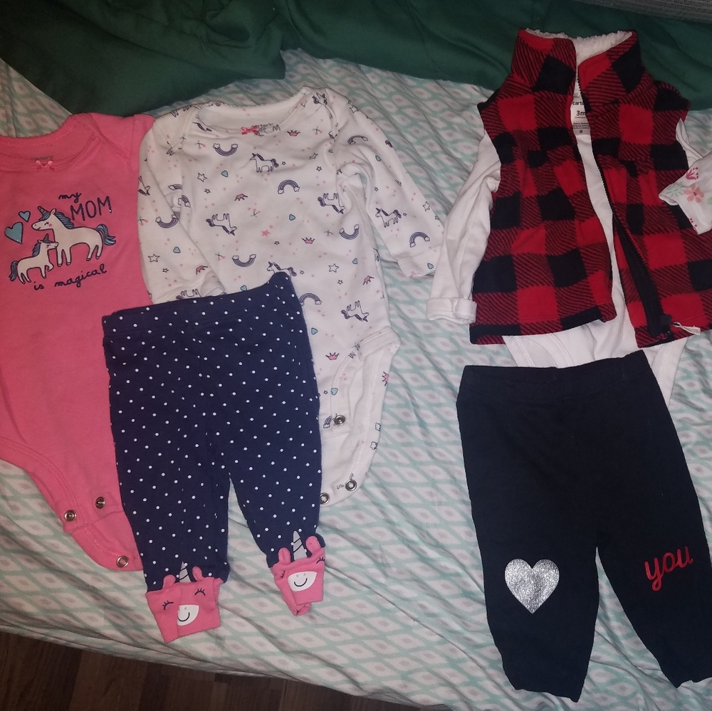 Carters baby outfits 3 months